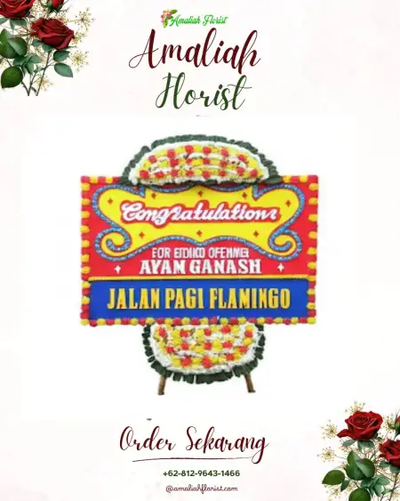 Sewa Papan Bunga Jepitu